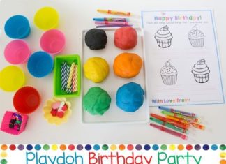 Birthday Party : Playdoh Birthday Party and Printable Birthday Card, Playdoh Activities, Creative…