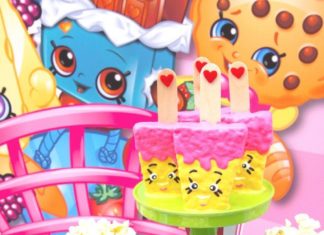 Birthday Party Inspiration : For a little one obsessed with the popular Shopkins franchise, this colorful bir…