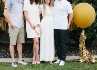 Birthday Decoration Ideas : Elegant Gold + White Birthday Party