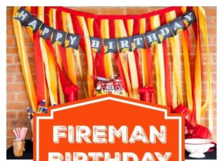 Birthday Party Inspiration : This little guy sure got the dream fireman birthday party and so many of these a…
