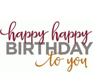 Birthday Inspiration: Happy Birthday