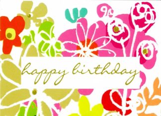 Birthday Inspiration: Happy Birthday