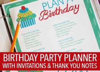 Birthday Party : Everything you need to plan a birthday party! Planning pages, checklists, and pr…
