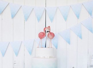 Birthday Party Inspiration : An Ombré Flamingo Cake
