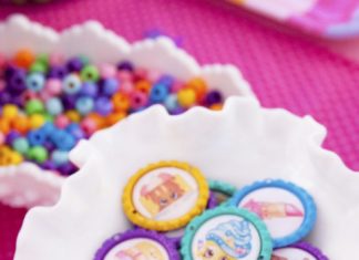 Birthday Party Inspiration : For a little one obsessed with the popular Shopkins franchise, this colorful bir…