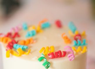 Birthday Party Inspiration : The white color palette set amongst all of the fabulous colors looks spectacular…