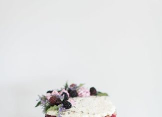 Birthday Cake : Blackberry + Lavender Cake