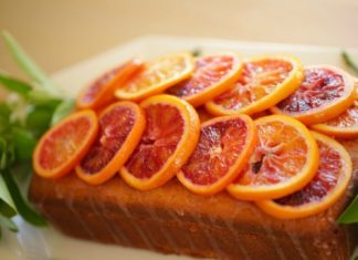 Birthday Cake : Blood Orange Pound Cake Recipe. So moist and delicious!