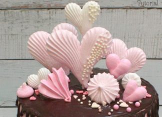 Birthday Cake : How to Make Meringues and Dark Chocolate Drizzles! Member cake decorating…