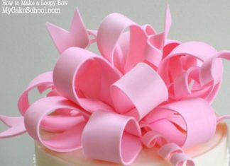 Birthday Cake : Learn to make a gorgeous Loopy Bow in MyCakeSchool.com's cake decorating vid…