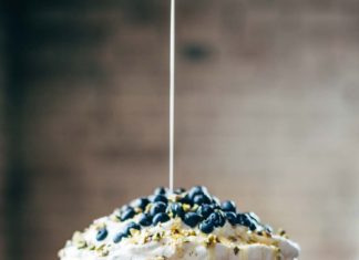 Birthday Cake : Orange Brunch Cake – SUPER YUMMY because it’s made with olive oil and whole oran…