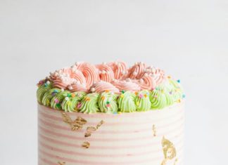 Birthday Cake : Rhubarb Crisp Unicorn Cake + LAYERED Book Release!