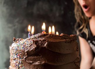 Birthday Cake : Vanilla Birthday Cake with Whipped Chocolate Buttercream | halfbakedharvest.com …