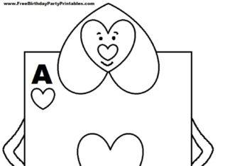 Birthday Decoration : Alice In Wonderland Card Soldiers Printable Cutout