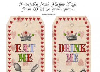 Birthday Decoration : Alice in Wonderland Party DIY Ideas & Free Printables