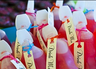 Birthday Decoration : Alice in Wonderland Tea Party – Drink Me!