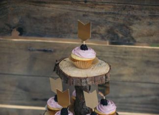 Birthday Decoration : Berry cupcakes at a tribal birthday party! See more party planning ideas at Catc…