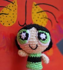Birthday Decoration : Buttercup from the Powerpuff Girls Amigurumi – Free Pattern