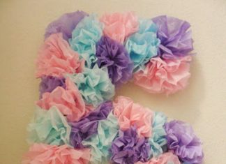 Birthday Decoration : Creative Tissue Paper Crafts for Kids and Adults