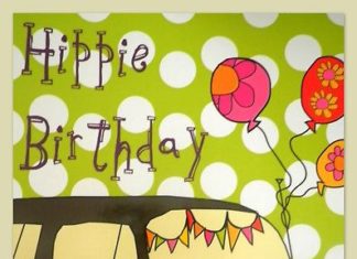 Birthday Decoration : Free Hippie Birthday eCard