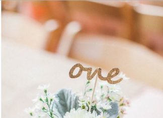 Birthday Decoration : Garden First Birthday Party Decor