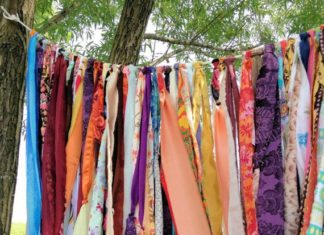 Birthday Decoration : Hippie Garland Boho Shabby Chic Multi Color by DorothysRubies