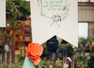 Birthday Decoration Ideas : Floral, gardening birthday party