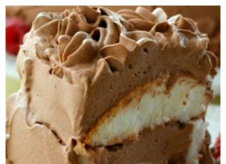 Birthday Decoration Ideas : French Silk Angel Food Cake ~ It’s smooth, creamy, and is as light and fluffy …