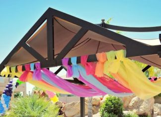 Birthday Decoration Ideas : My Little Pony Birthday Party – decorating the pergola