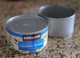 Birthday Decoration Ideas : To bake a little cake, use an empty 12.5 ounce can of Chunk Chicken Breast from …