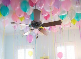 Birthday Decoration Ideas : “We snuck gobs of balloons in to her room the night before her birthday (idea co…
