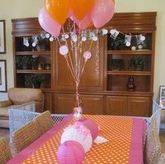 Birthday Decoration Ideas : Wrapping paper as a table runner- one of those ideas you wish you had thought of…