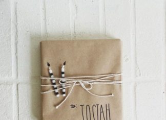 Birthday Decoration Ideas : birthday candle gift wrap