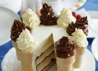 Birthday Decoration Ideas : easy decorated cake…