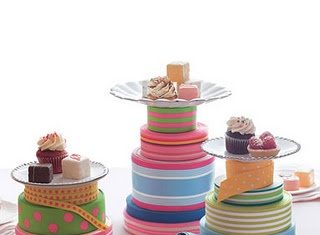 Birthday Decoration Ideas : spools of ribbon