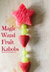 Birthday Decoration : Magic Wand Fruit Kabobs