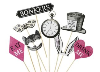 Birthday Decoration : Part of the Truly Alice party range, these photo props are a fabulous addition t…