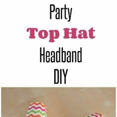 Birthday Decoration : Party Top Hat Headband DIY-Cute for a Halloween Party