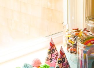 Birthday Decoration : Powerpuff girl birthday party cupcakes