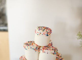 Birthday Decoration : Rainbow Marshmallows Cute & Simple!