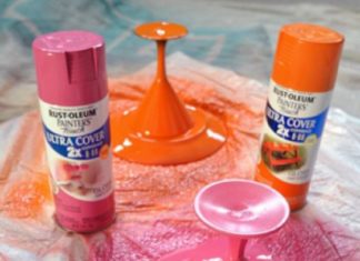 Birthday Decoration : Spraypaint Thrifted Glassware For Pretty Pedestals — Centsational Girl