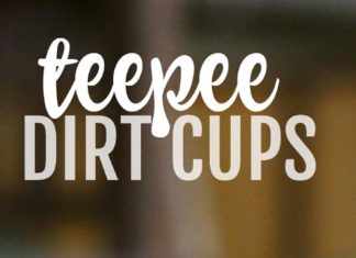 Birthday Decoration : Teepee Dirt Cups: The perfect teepee snack for kids of all ages. Children can le…