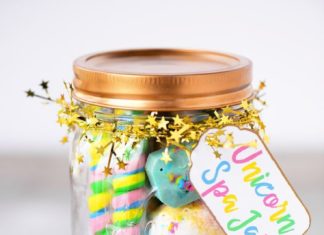 Birthday Decoration : This Unicorn Spa Jar is for the girly girls is your life who love all things spa…