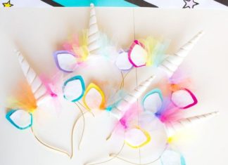 Birthday Decoration : Unicorn Headbands | Unicorn Birthday Party Decorations + Party Favors | by Jessi…