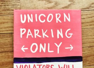 Birthday Decoration : Unicorn wall art custom canvas nursery decor by canvasandmorebyaly