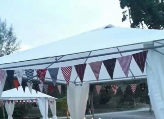 Birthday Decoration : We really feel this has nailed the chillout look of a Gazebo party area – loving…