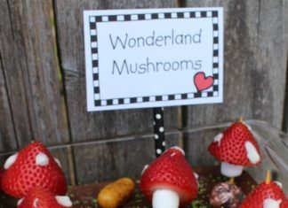 Birthday Decoration : Wonderland Mushrooms …