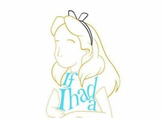 Birthday Decoration : alice in wonderland and disney image