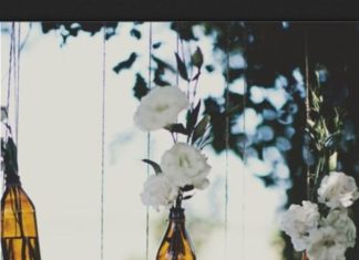 Birthday Decoration : bottle hangers