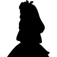 Birthday Decoration : disney alice in wonderland silhouette